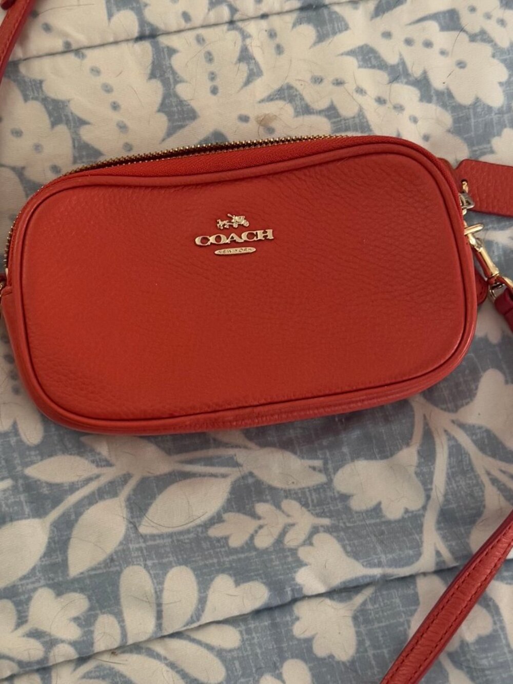 Orange Small Coach Crossbody Bag